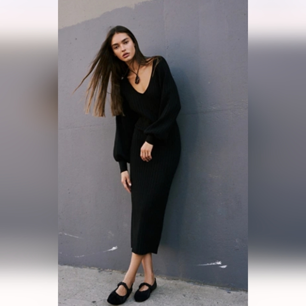 Rosha Sweater Midi Dress Free People